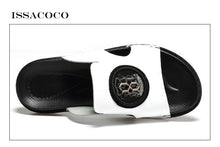 Load image into Gallery viewer, Leather Soft Bottom Outdoor Non-slip Sandals Flip Flops Beach Shoes Flat Slippers