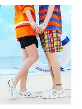 Load image into Gallery viewer, Summer Sandals Holes Sandals Hollow Breathable Flip Flops Outdoor Beach Slippers Roman Shoes