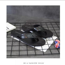 Load image into Gallery viewer, Summer Slipper Leather Flip Flops Indoor Or Outdoor Breathable Casual Beach Shoes