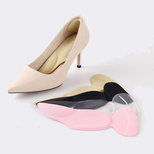 Load image into Gallery viewer, Leyou T Shape Shoe Cushion Silicon Heel Grips Pads Gel Arch Support Insoles for Flat Foot Half Insole Self-adhesive Insert Pad