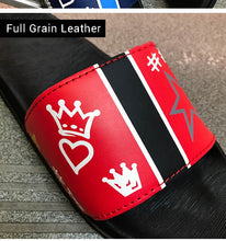 Load image into Gallery viewer, Non-slip Casual Shoes Youth Adult Leather Flat Sandals Outdoor PVC Beach Slides