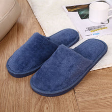 Load image into Gallery viewer, Slippers Warm Home Plush Soft Slippers Indoors Anti-slip Winter Floor Bedroom Shoes