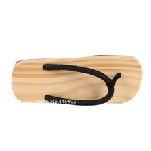 Load image into Gallery viewer, Japanese Slippers Flip Flops Traditional Geta Clogs Home Slippers Beach Outdoor Sandals Wooden