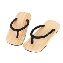 Load image into Gallery viewer, Japanese Slippers Flip Flops Traditional Geta Clogs Home Slippers Beach Outdoor Sandals Wooden