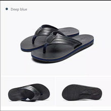 Load image into Gallery viewer, Summer Slipper Leather Flip Flops Indoor Or Outdoor Breathable Casual Beach Shoes