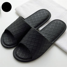 Load image into Gallery viewer, Soft Black Yellow Stripes Casual Summer Slipper Male Home Slippers