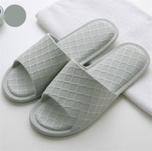 Load image into Gallery viewer, Soft Black Yellow Stripes Casual Summer Slipper Male Home Slippers
