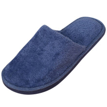 Load image into Gallery viewer, Slippers Warm Home Plush Soft Slippers Indoors Anti-slip Winter Floor Bedroom Shoes