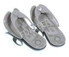 Load image into Gallery viewer, Magnet slippers Indoor Health Imitation Jade Massage Shoes Black Slides Home Flat Sandals Outdoor