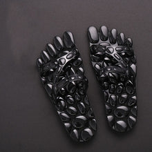 Load image into Gallery viewer, Magnet slippers Indoor Health Imitation Jade Massage Shoes Black Slides Home Flat Sandals Outdoor