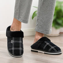 Load image into Gallery viewer, Winter Velvet Sewing Suede Indoor shoes for male Antiskid Anti Odor Short Plush Home slippers