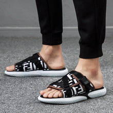 Load image into Gallery viewer, Outdoor Walking Slides Luxury Trendy Mens Beach Shoes Large Size Designer Slippers