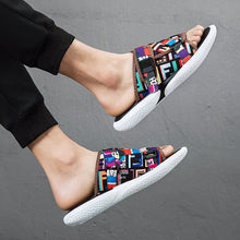 Load image into Gallery viewer, Outdoor Walking Slides Luxury Trendy Mens Beach Shoes Large Size Designer Slippers