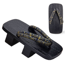 Load image into Gallery viewer, Japanese Wooden Clogs Geta Slippers Paulownia Samurai Summer Sandals