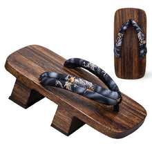 Load image into Gallery viewer, Japanese Wooden Clogs Geta Slippers Paulownia Samurai Summer Sandals