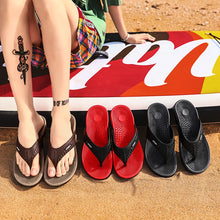 Load image into Gallery viewer, Summer Fashion Massage Slippers Big Size Non-slip Flip Flops Beach Shoes