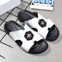 Load image into Gallery viewer, Leather Soft Bottom Outdoor Non-slip Sandals Flip Flops Beach Shoes Flat Slippers