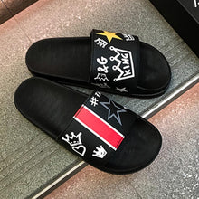 Load image into Gallery viewer, Non-slip Casual Shoes Youth Adult Leather Flat Sandals Outdoor PVC Beach Slides
