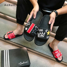 Load image into Gallery viewer, Non-slip Casual Shoes Youth Adult Leather Flat Sandals Outdoor PVC Beach Slides