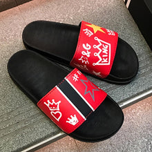Load image into Gallery viewer, Non-slip Casual Shoes Youth Adult Leather Flat Sandals Outdoor PVC Beach Slides