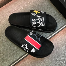 Load image into Gallery viewer, Non-slip Casual Shoes Youth Adult Leather Flat Sandals Outdoor PVC Beach Slides