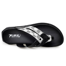 Load image into Gallery viewer, Genuine Leather Slippers Outdoor Casual Outside Light Flip Flops Pantufa Pantuflas