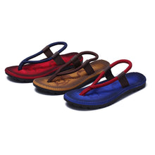 Load image into Gallery viewer, Flat Flip Flops Slippers Beach Sandals Outdoor Skid Shoes for Indoor lightweight