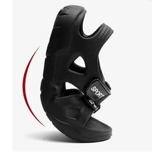 Load image into Gallery viewer, Beach Slippers Solid Hook Hollow Out Casual Breathable Flats Sandals Shoes Flat