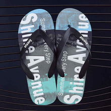 Load image into Gallery viewer, plus size Flip Flops Outside Rubber Slippers Summer Letter doodle Beach Sandals Shoes