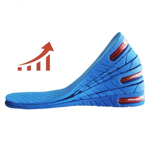 Height Increase Elevator Insole Cushion Lift Adjustable Size 3CM 5CM 6.5CM Shoe Insole High Quality PVC Insert