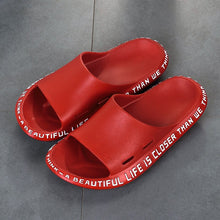 Load image into Gallery viewer, Casual Slides Non-slip Design Soft Bathroom Shoes Breathable Beach Flip Flops
