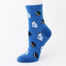 Load image into Gallery viewer, Funny Combed Cotton Dress Casual Crew Wedding Socks Colorful Novelty Skateboard Socks
