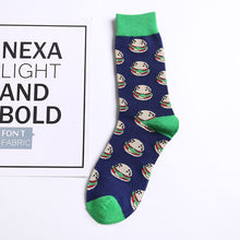 Load image into Gallery viewer, Funny Combed Cotton Dress Casual Crew Wedding Socks Colorful Novelty Skateboard Socks
