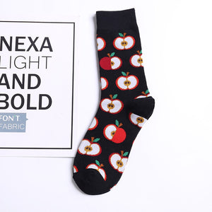 Funny Combed Cotton Dress Casual Crew Wedding Socks Colorful Novelty Skateboard Socks