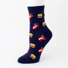 Load image into Gallery viewer, Funny Combed Cotton Dress Casual Crew Wedding Socks Colorful Novelty Skateboard Socks

