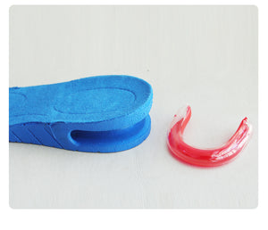 Height Increase Elevator Insole Cushion Lift Adjustable Size 3CM 5CM 6.5CM Shoe Insole High Quality PVC Insert