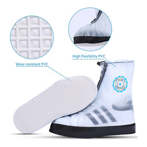 Soumit Fashion Rain Shoe Cover Waterproof for Men Women Shoes Protector Reusable Boot Covers Overshoes Boots Accessories