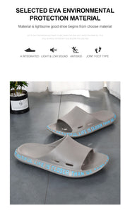 Casual Slides Non-slip Design Soft Bathroom Shoes Breathable Beach Flip Flops