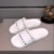 Load image into Gallery viewer, Leather Rivets Sandals Bathroom Non-slip Flat Sandals Beach Shoes Soft Bottom
