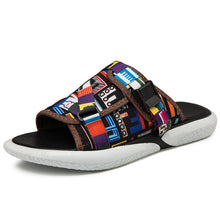 Load image into Gallery viewer, Outdoor Walking Slides Luxury Trendy Mens Beach Shoes Large Size Designer Slippers
