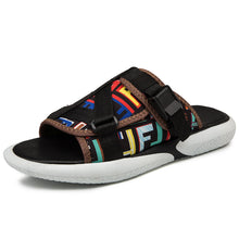 Load image into Gallery viewer, Outdoor Walking Slides Luxury Trendy Mens Beach Shoes Large Size Designer Slippers
