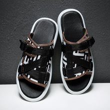 Load image into Gallery viewer, Outdoor Walking Slides Luxury Trendy Mens Beach Shoes Large Size Designer Slippers
