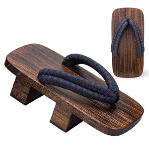 Japanese Wooden Clogs Geta Slippers Paulownia Samurai Summer Sandals