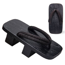 Load image into Gallery viewer, Japanese Wooden Clogs Geta Slippers Paulownia Samurai Summer Sandals
