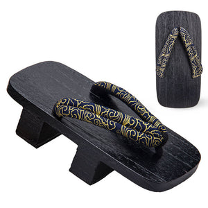 Japanese Wooden Clogs Geta Slippers Paulownia Samurai Summer Sandals