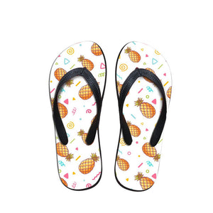 Flip Flops Summer Pineapple Pattern Slippers Casual EVA Shoe Travel Beach Sandals