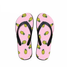 Load image into Gallery viewer, Flip Flops Summer Pineapple Pattern Slippers Casual EVA Shoe Travel Beach Sandals
