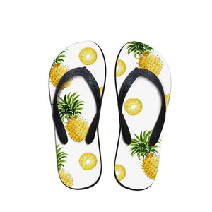 Flip Flops Summer Pineapple Pattern Slippers Casual EVA Shoe Travel Beach Sandals