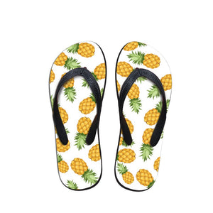 Flip Flops Summer Pineapple Pattern Slippers Casual EVA Shoe Travel Beach Sandals